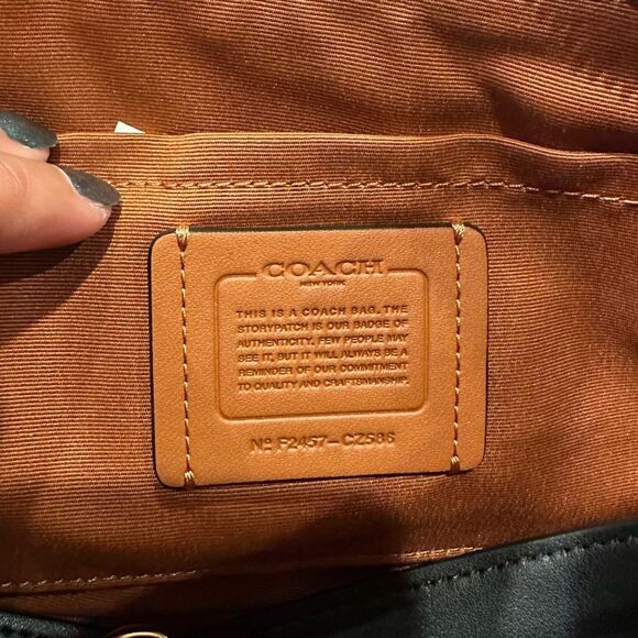 NWT Coach Teri Shoulder Bag In Signature Canvas With Floral Print - Picture 10 of 10